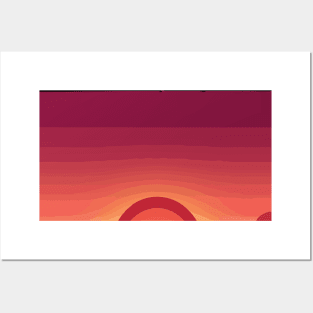 Sunset Color Posters and Art